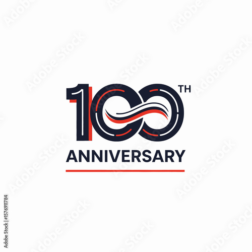 Celebrating a century milestone with a hundredth anniversary logo design