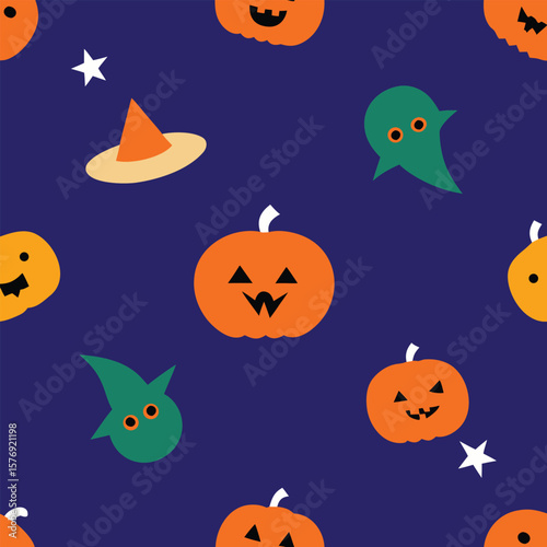 Halloween Seamless Pattern | Spooky and Creepy Design