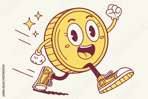 happy easter egg cartoon character