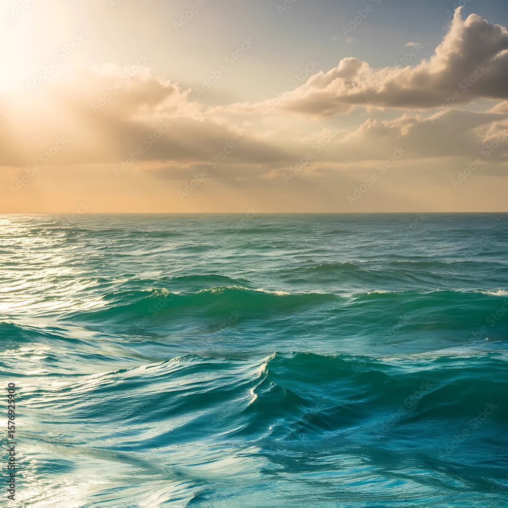 Obraz premium sunset over the sea