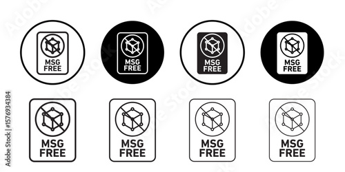 Msg free icon simple outline vector sign