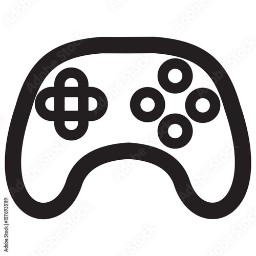 vector illustration design of a gamepad icon.