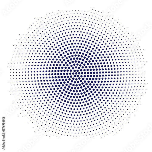 Foto Marco vectorial de semitono con patrón de puntos y efecto de gradiente