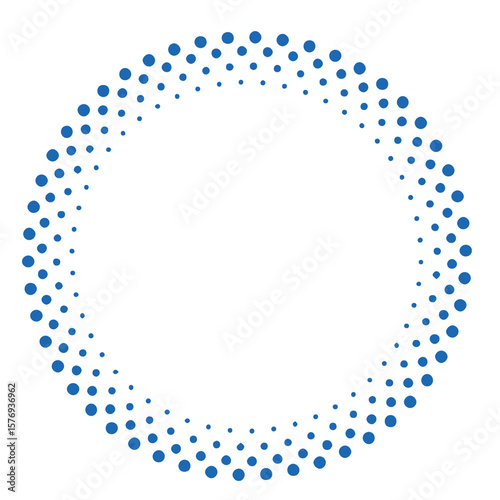 Slika na platnu Marco vectorial de semitono con patrón de puntos y efecto de gradiente