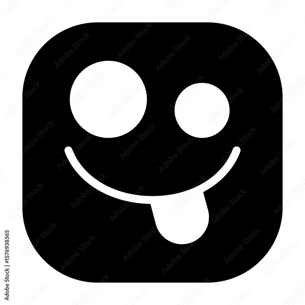 Obraz premium Zany Face Vector Icon