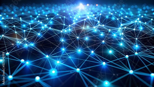 abstract rendering of a distributed computing network
