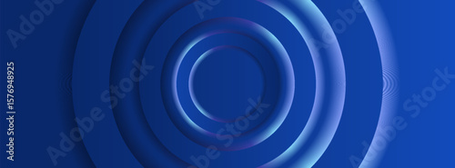 Abstract blue background with shiny light blue shadow element decoration, suit for presentation design, web banner, vector modern, bussines
