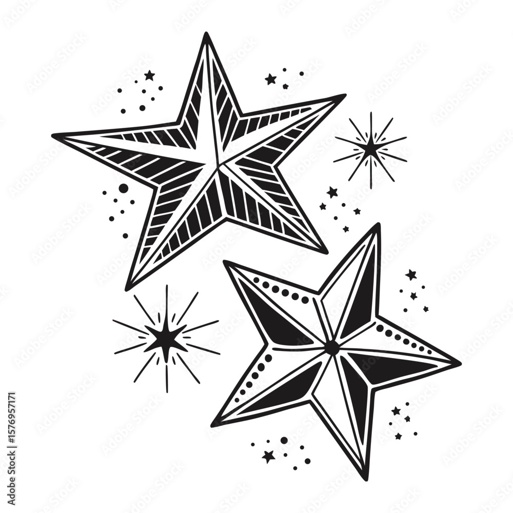 Fototapeta premium Star Shapes