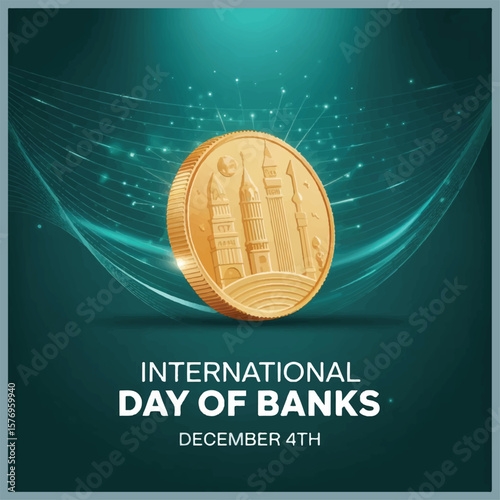"Celebrate the International Day of Banks: Recognizing the role of banks in global economic growth and stability."
