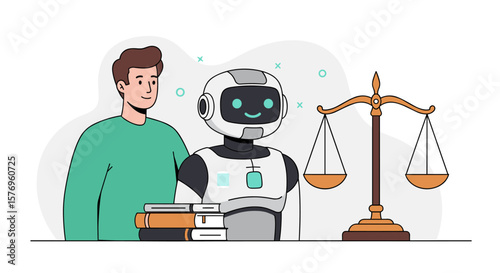 Human and ai collaboration in legal matters: future of technology and justice