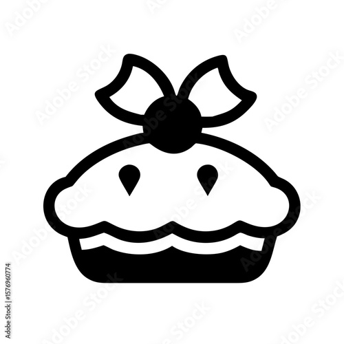 Cherry Bow Tie Vector