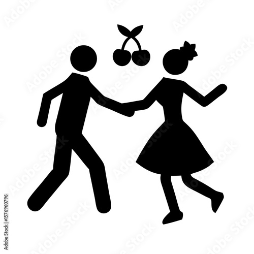 Cherry Bow Tie Vector