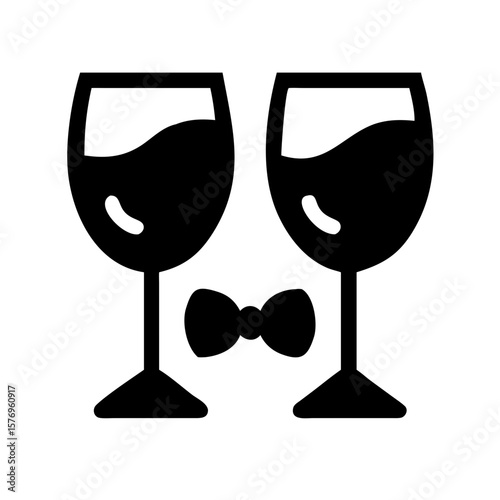 Cherry Bow Tie Vector
