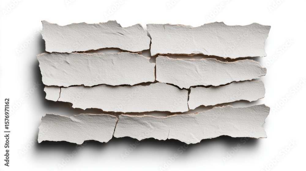 Fototapeta premium Textured White Wall Surface with Rough Edges and Natural Imperfections for Background Use