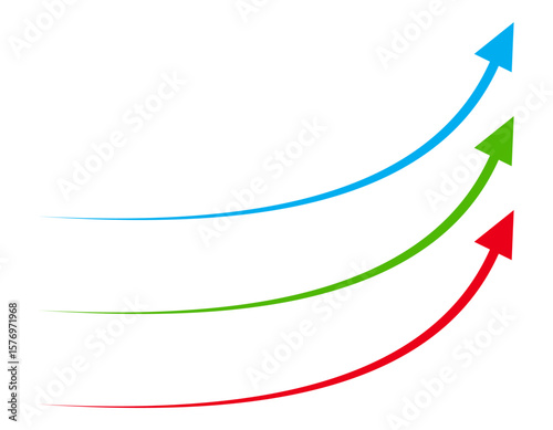 Business arrow up growth business arrow increase Strategy,business,finance,economy vector design