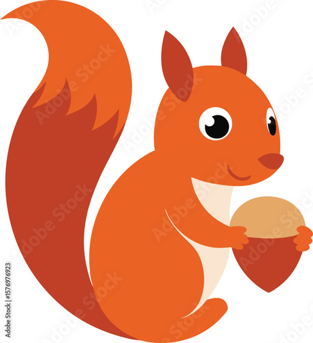 squirrel with nut