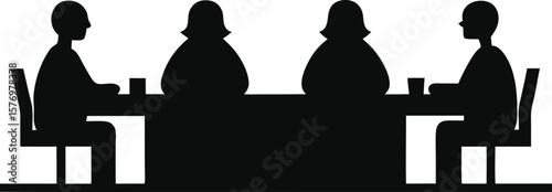 Картината върху платно silhouette of a man in the city