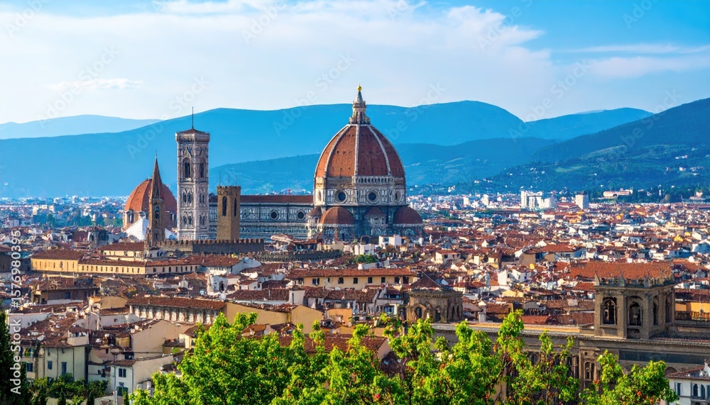 Fototapeta premium Panoramic view of Florence, Italy