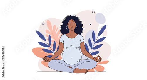 Embracing inner peace and calm through mindful meditation and deep breathing exercises for well-being