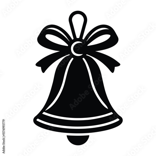christmas bell isolated on white background