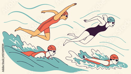 Swimming lessons and training for beginners and professionals in various swimming styles and techniques