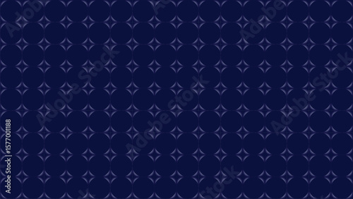 Abstract blue background with light effect star square cubes tiles pattern illustration wallpaper.