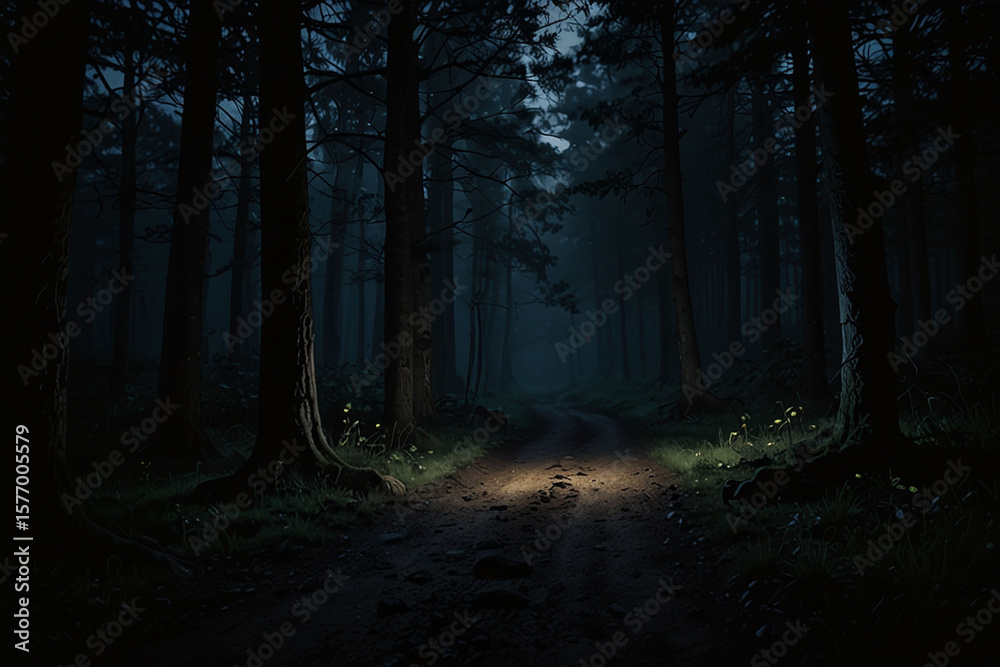 Obraz premium morning in the forest