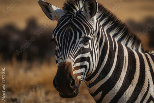 zebra in the wild