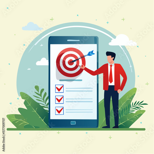 Business goal setting and task management