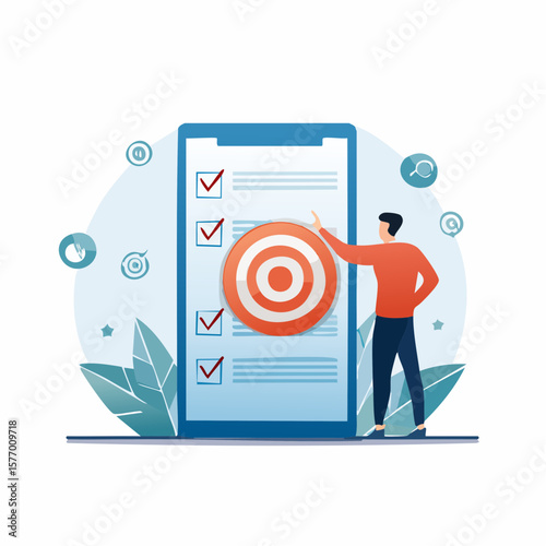 Business goal setting and task management
