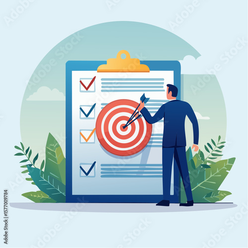 Business goal setting and task management
