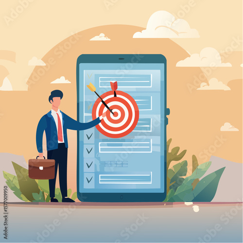 Business goal setting and task management