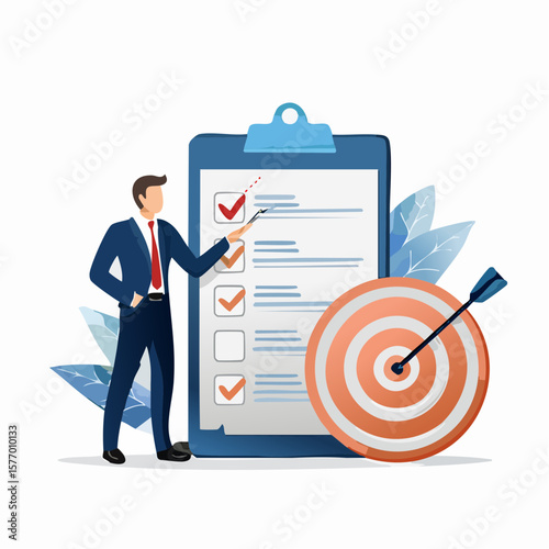Business goal setting and task management