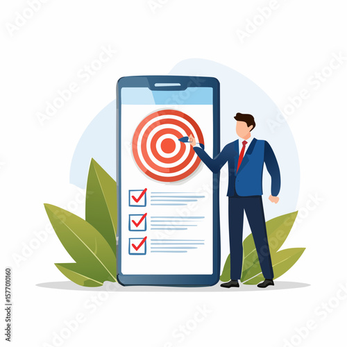 Business goal setting and task management