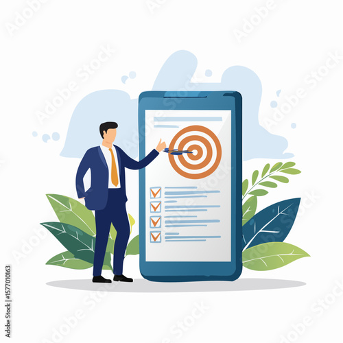 Business goal setting and task management