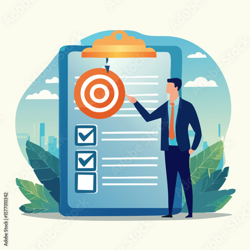 Business goal setting and task management