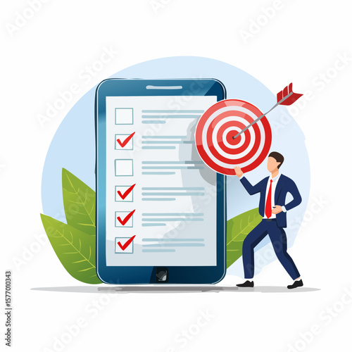 Business goal setting and task management