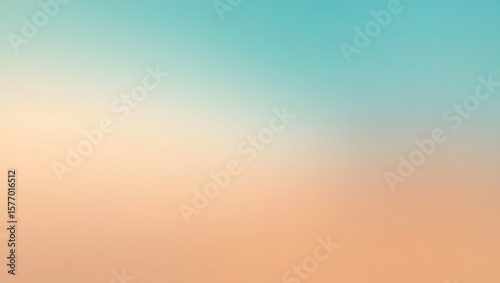 An abstract background of colorful stripes blends with the vibrant hues of a summer sunset sky, illustrating a bright and blurry landscape
