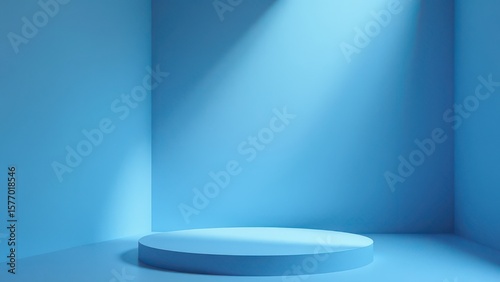 empty stage with spotlight