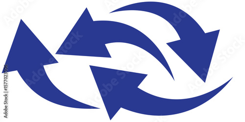 Free Download Curved arrow icon vector set. Collection of colorful right direction arrows symbol design. - GFXLoad