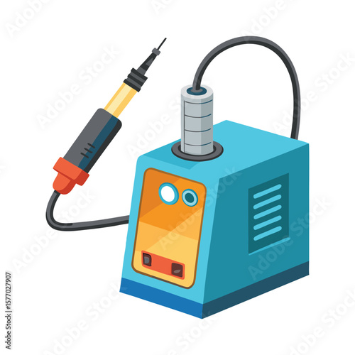 Soldering iron station with digital temperature control