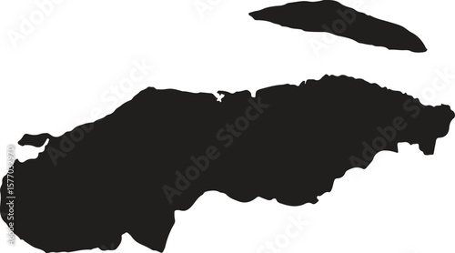 Nord-Ouest department (Republic of Haiti, Hayti, Hispaniola, Departments of Haiti) map vector illustration, scribble sketch Nord-Ouest map