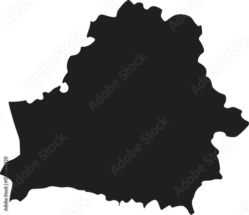 Belarus Map Flag 3D Vector illustration eps 10