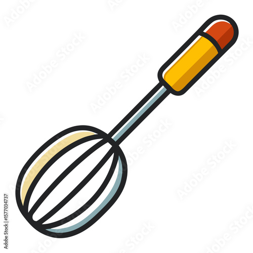 A potato masher vector, used in mashed food illustrations or homestyle cooking graphics.