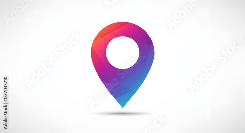 Free Download Map marker symbol representing digital navigation and GPS - GFXLoad