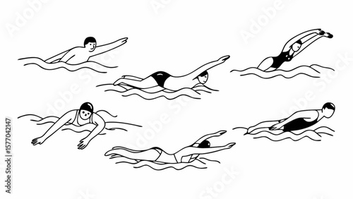 Swimming techniques guide learn how to swim freestyle butterfly backstroke breaststroke and diving strokes