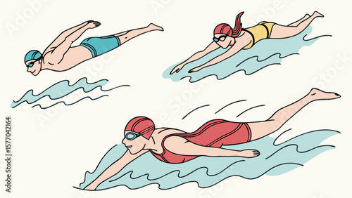 Swimming techniques and styles learn to swim freestyle backstroke breaststroke butterfly for fitness and fun