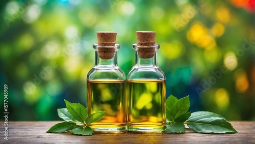 Botanical Oils Glow in Colorful Haze
