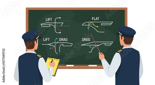Celebrating National Aviation Day Pilots Learning Aerodynamics and Flight Principles