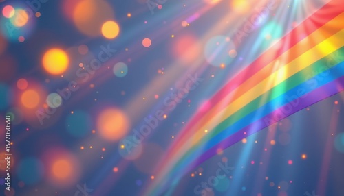 an elegant lgbt pride background featuring uplifting formal tone, with ambient rainbow layering, perfect for serious pride reflections.